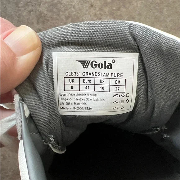 Gola grand slam pure leather Sneakers white ash hot fuchsia - Picture 9 of 12